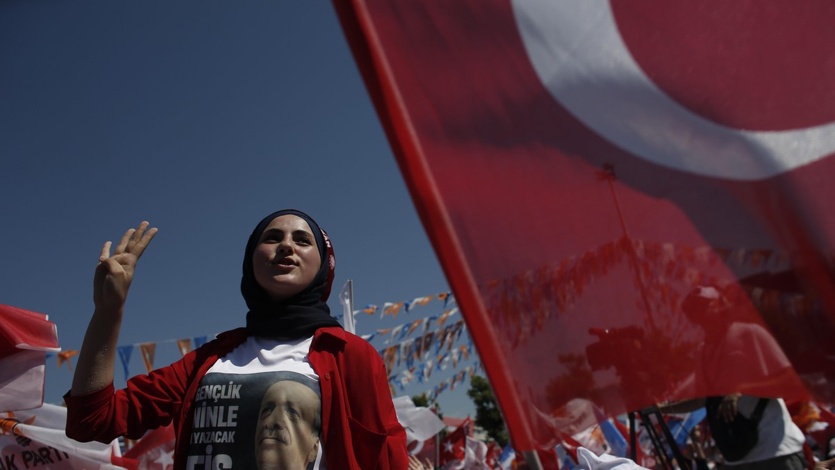 Turkey's President Recep Tayyip Erdogan Campaign Rally Ahead Of Election