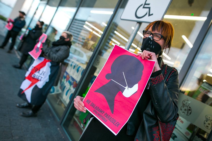 Czarny protest w Rybniku