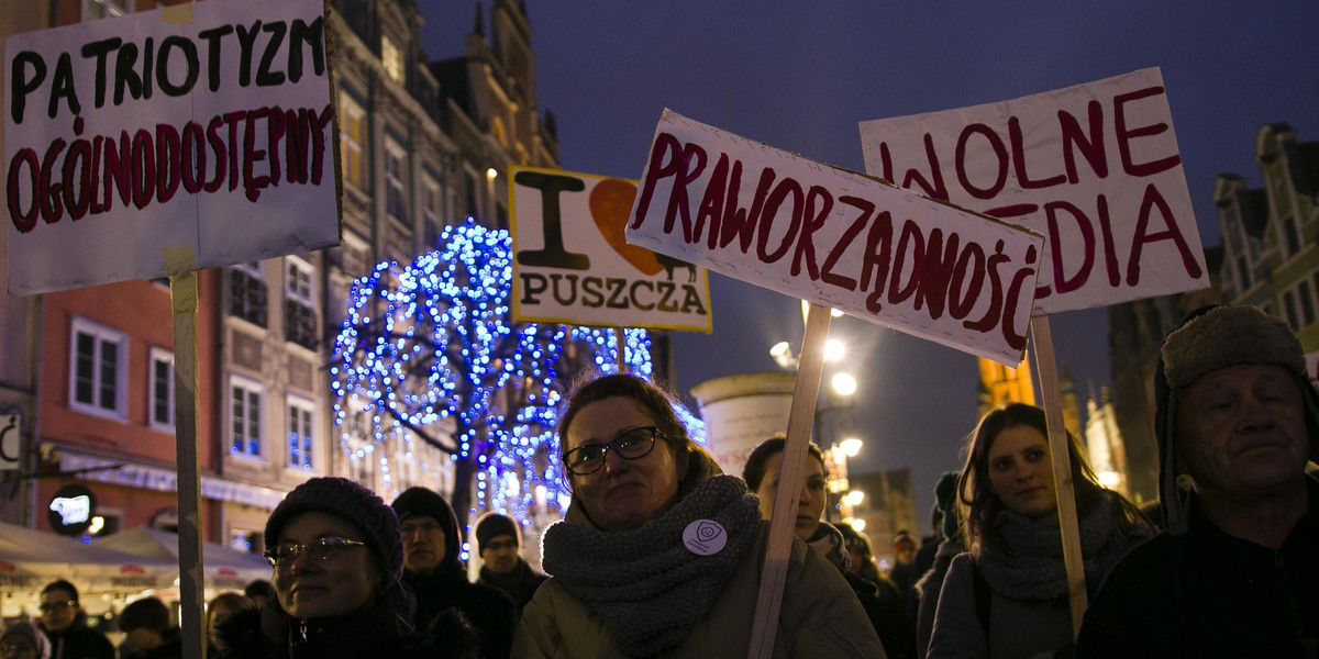 protest studentów 