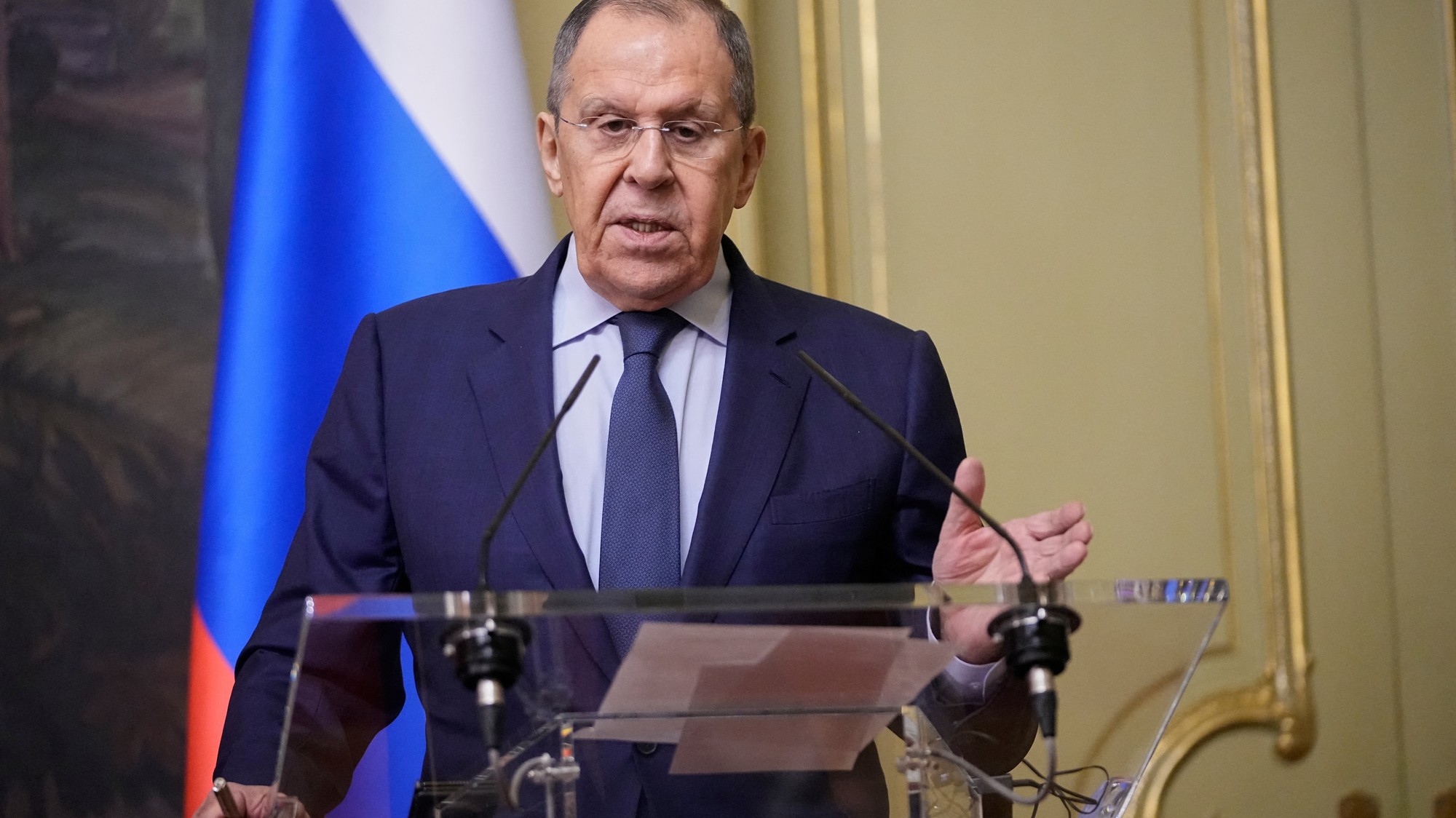 Ruský minister zahraničných vecí Sergej Lavrov, Pavel Bednyakov/ REUTERS