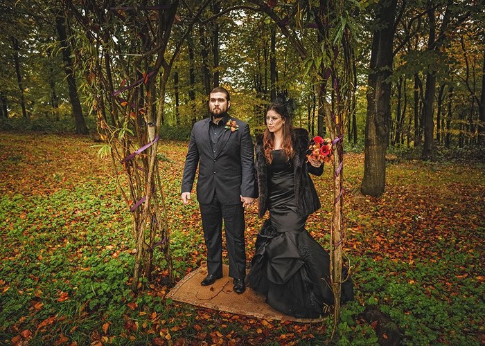 Wes Cage na ślubnym kobiercu z Danielle