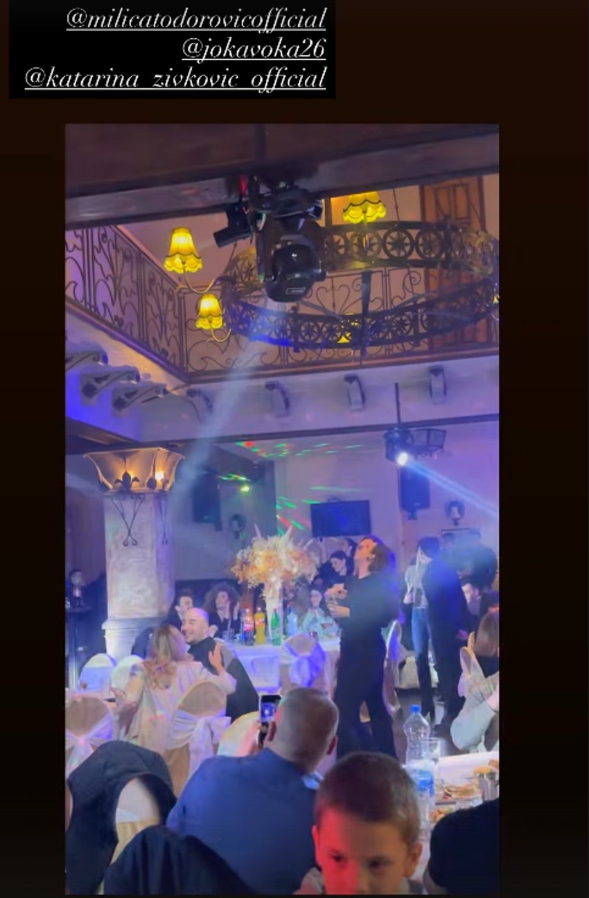 Slavlje povodom rođenja sina Milice Todorović