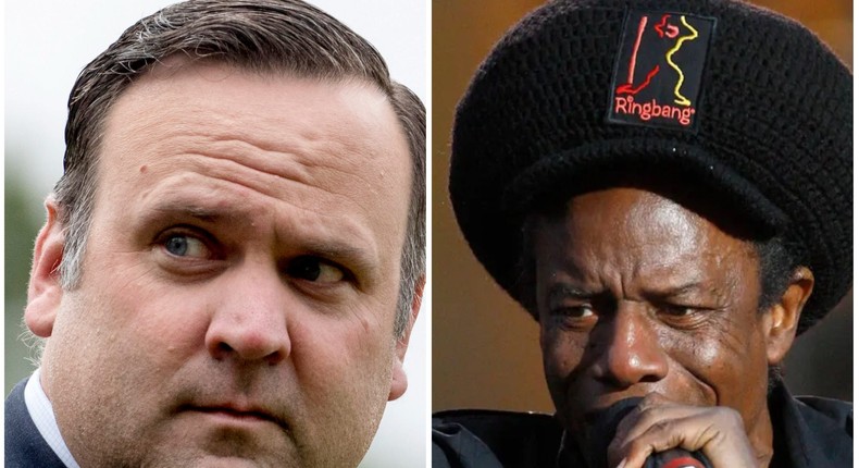 Donald Trump advisor Dan Scavino, left, is being subpoenaed by 'Electric Avenue' singer Eddy Grant in a New York copyright infringement lawsuit.