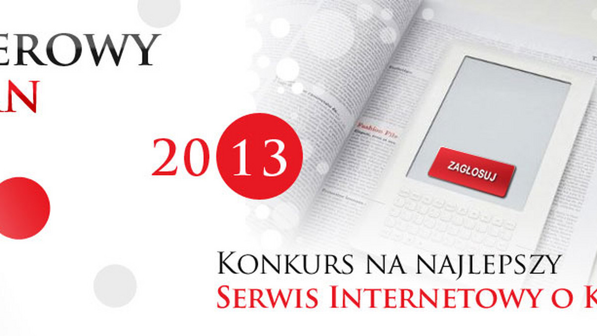 15 października ogłoszono nominacje w konkursie Papierowy Ekran 2013, prezentującego najlepsze strony internetowe, poświęcone literaturze. W tym roku Nagroda zostanie wręczona w dwóch kategoriach: TREŚĆ (zawartość przekazu) oraz FORMA (sposób prezentacji treści).