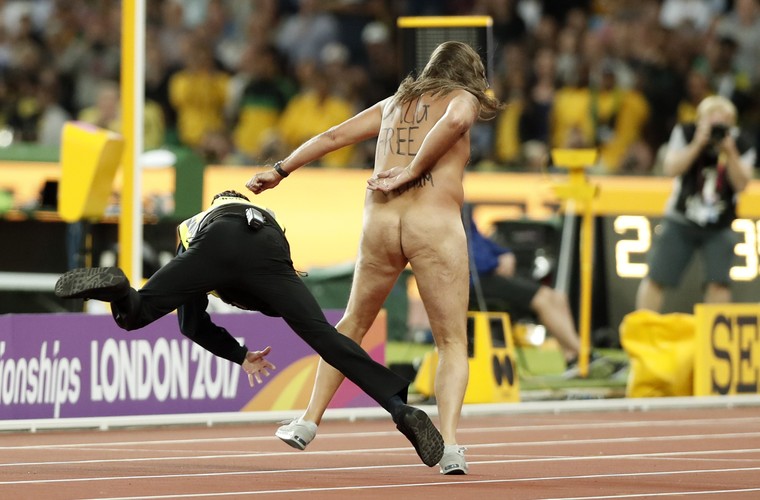 Ten 'lekkoatleta' na MŚ wystartował całkiem nagi
