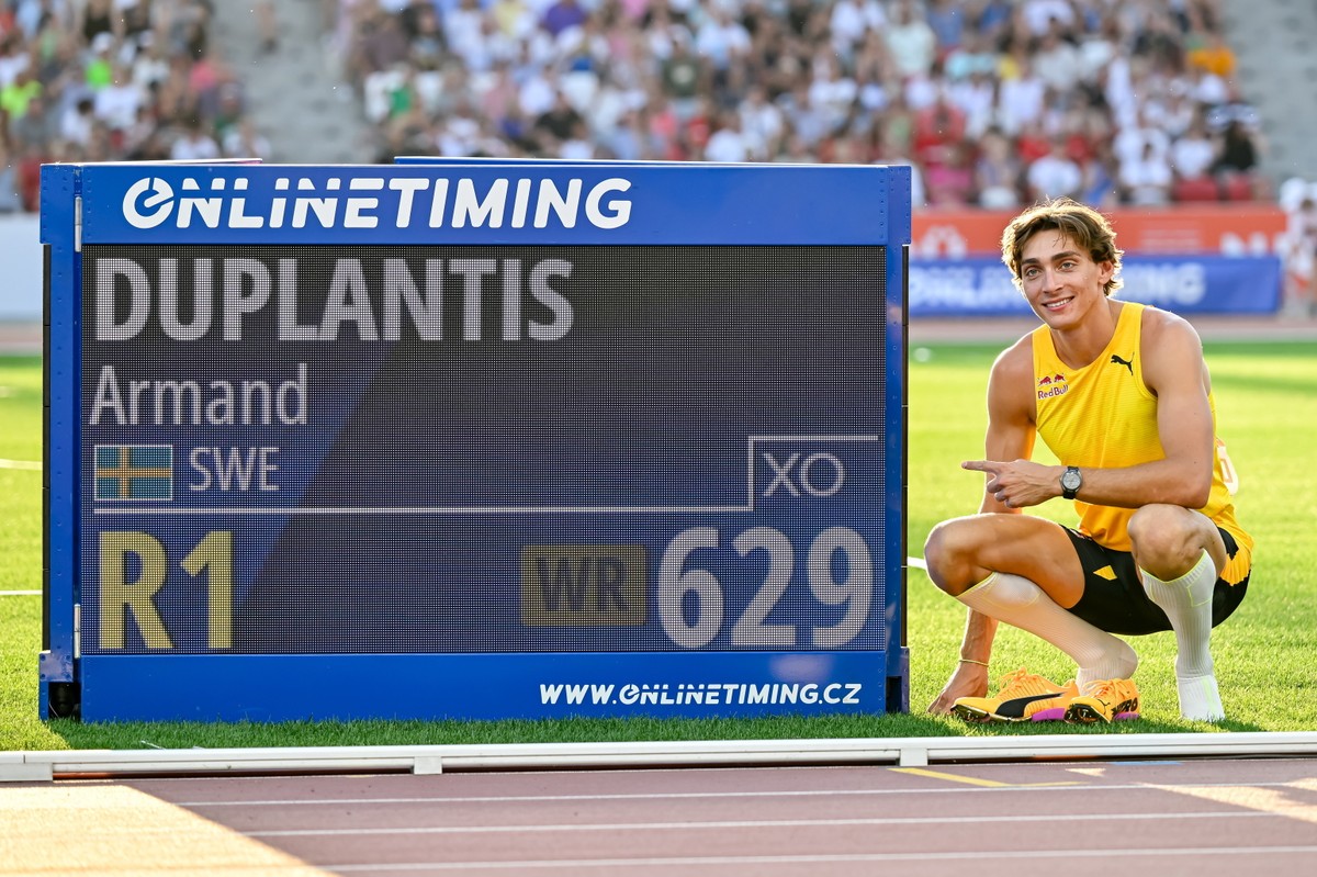 Duplantis kolejny raz poprawił rekord świata w skoku o tyczce