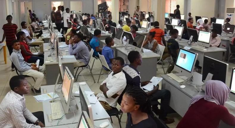 Jamb candidates [Premium Times Nigeria]