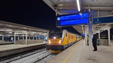 regiojet pojechał do poznania. jechaliśmy pierwszym pociągiem. „polska