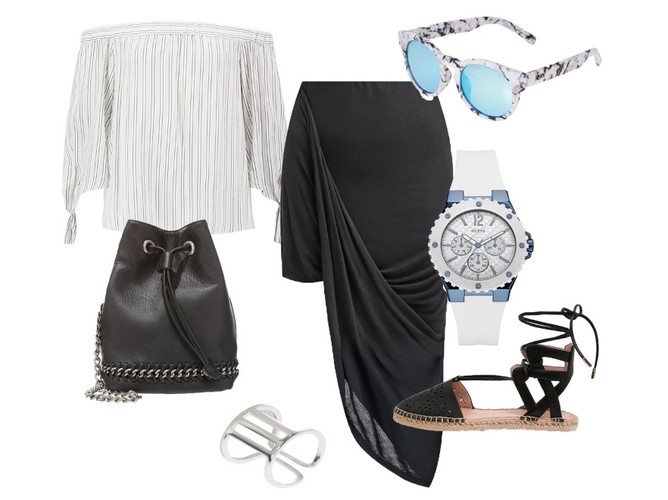 Odkryte ramiona. STYLIZACJE