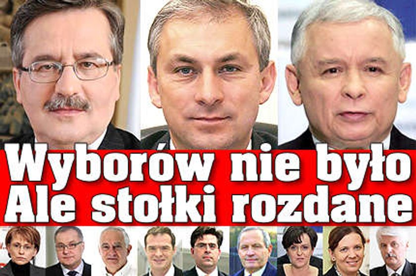 Wyborów nie było. Ale stołki rozdane!