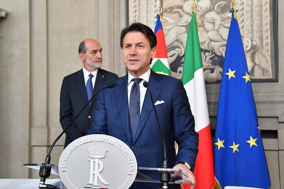 Premier Włoch Giuseppe Conte 