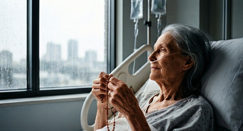 pacijenti na samrti, ilustracija