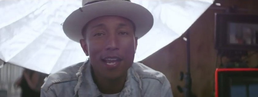 Pharrell Williams w teledysku "Come Get It Bae"