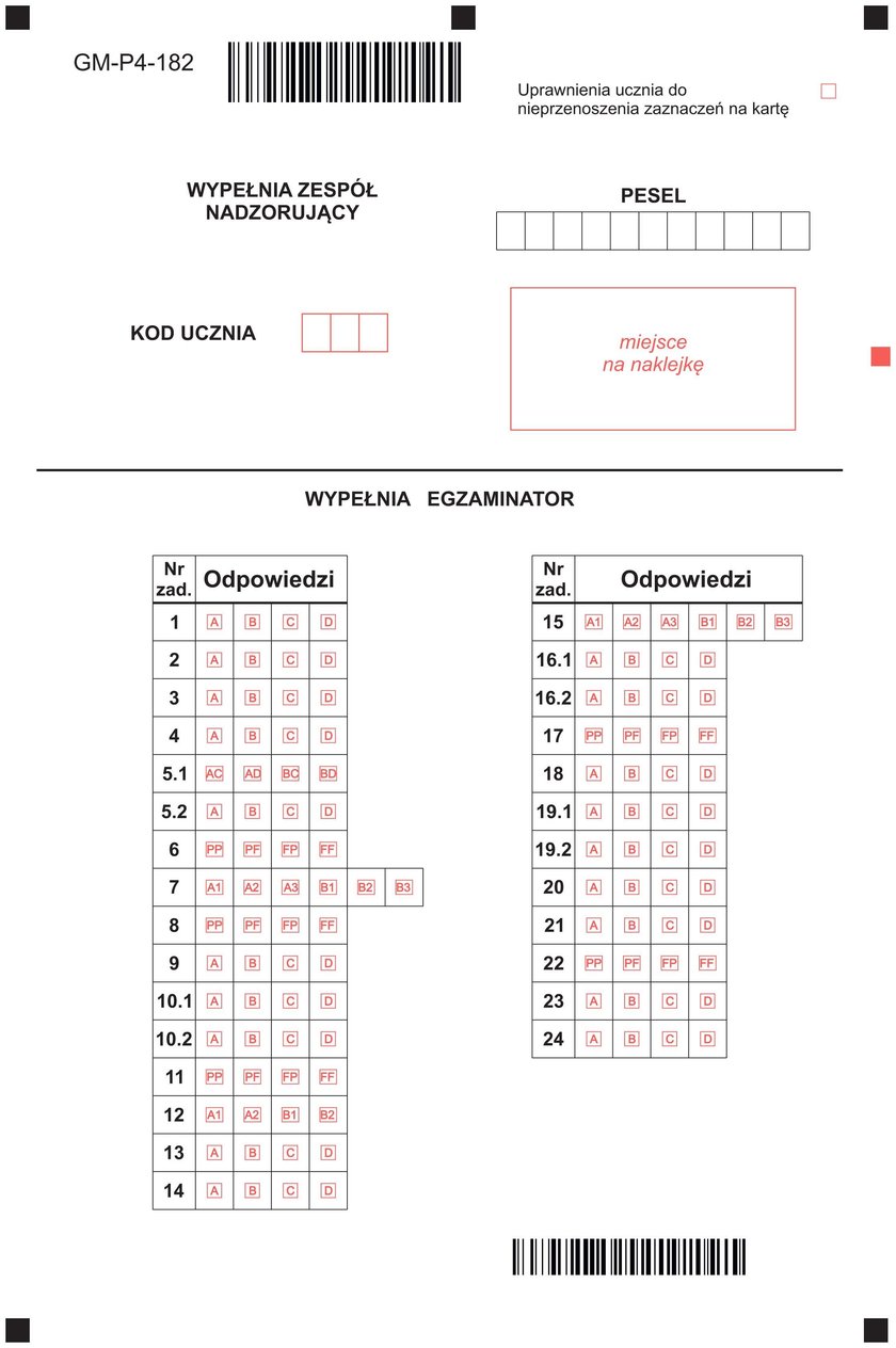 Egzamin Gimnazjalny 2018: Część matematyczno-przyrodnicza. Odpowiedzi i Arkusze CKE