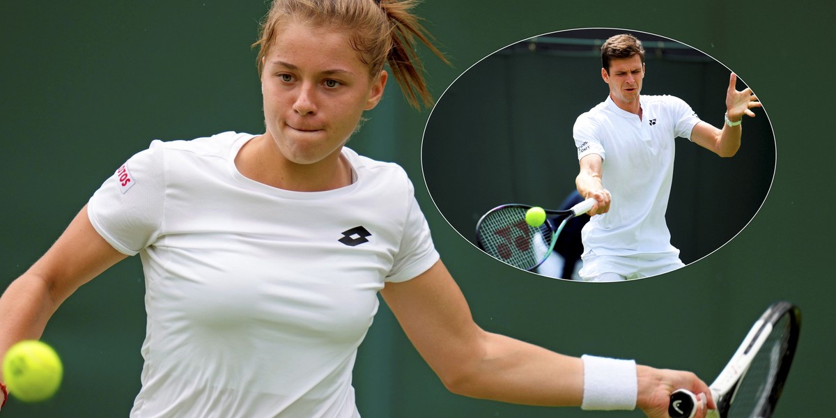 Hubert Hurkacz przegrał, a Maja Chwalińska wygrała w swoich pierwszych meczach na tegorocznym Wimbledonie. 