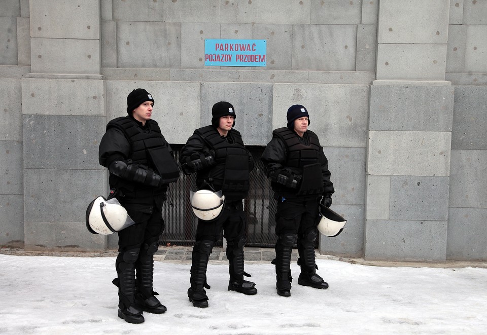 Warszawa: protest związkowców PGE