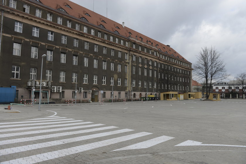 Tymczasowy dworzec PKS we Wrocławiu