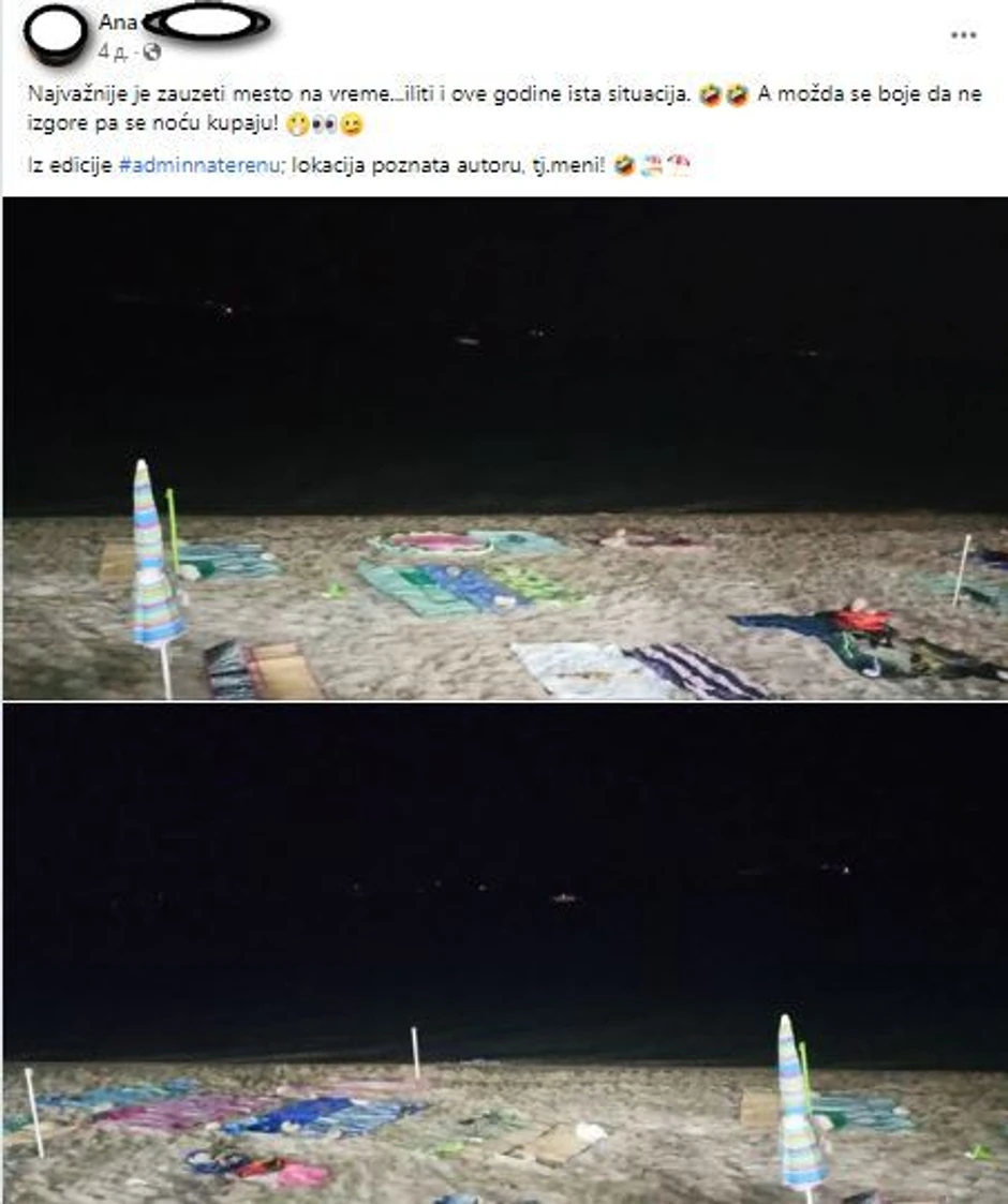 Način na koji turisti čuvaju mesta u Grčkoj