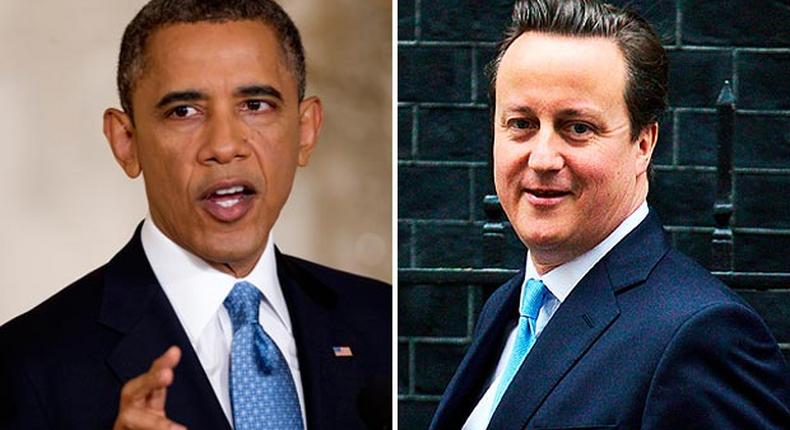 US President, Barack Obama and UK Prime Minister, David Cameron