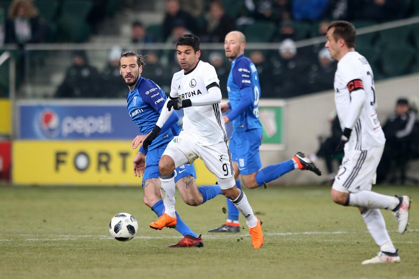 Pilka nozna. Ekstraklasa. Legia Warszawa - Lech Poznan. 04.03.2018