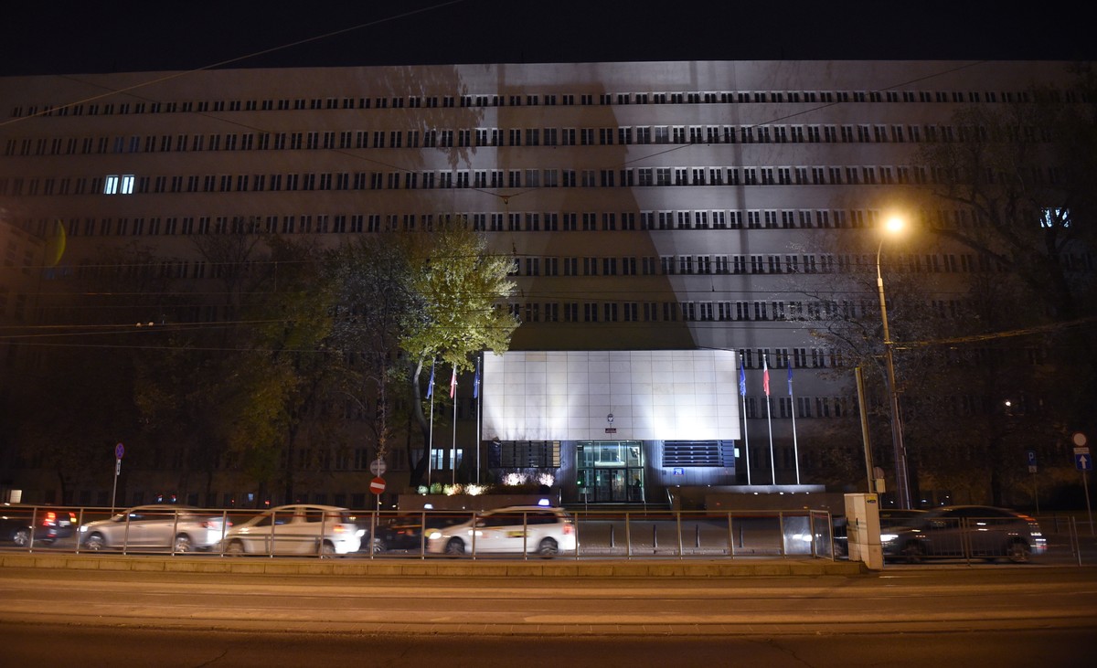 Budynek MON, w któym pracował szpieg