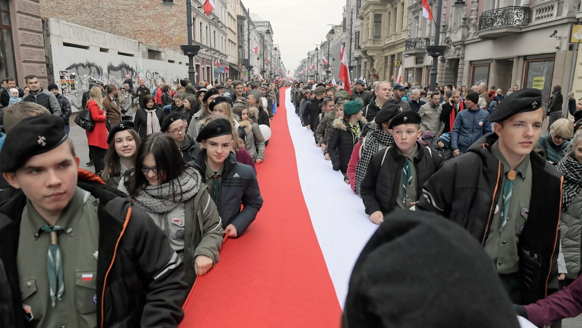 Łódź: obchody Święta Niepodległości 