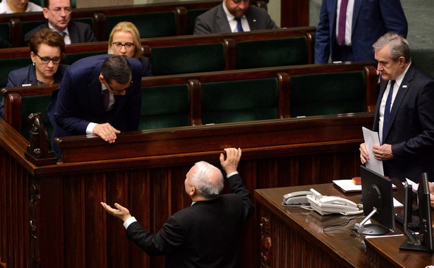 premier Mateusz Morawiecki i prezes PiS, Jarosław Kaczyński