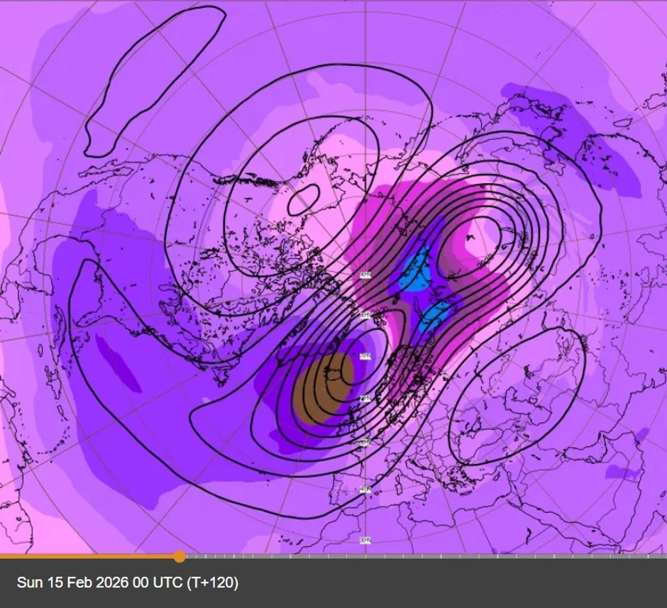 Rotiranje polarnog vrtloga