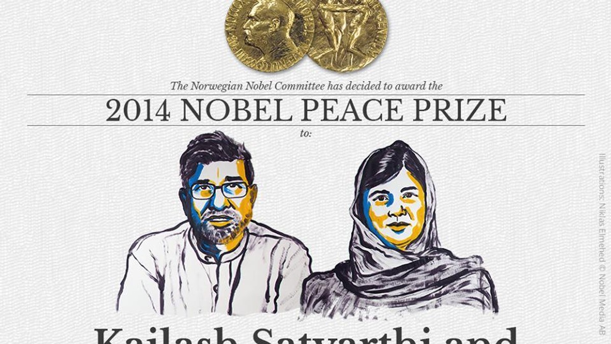 Pokojowa Nagroda Nobla 2014 Komitet Noblowski Kailash Satyarthi Malala Yousafzai