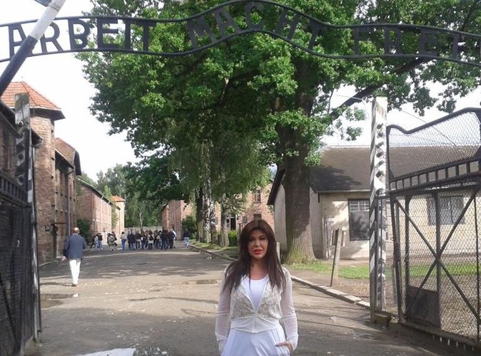 Iwona Węgrowska w Oświęcimiu