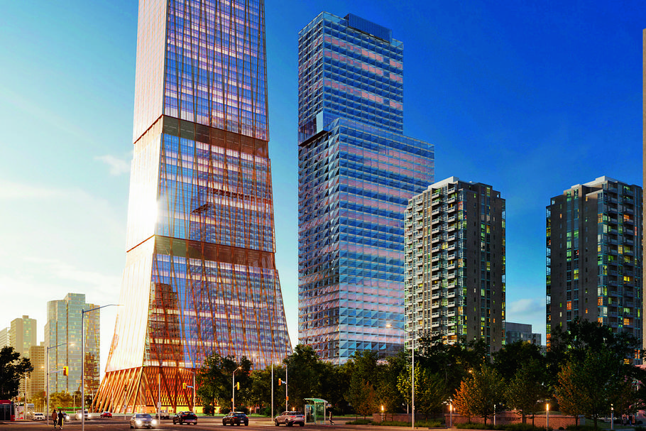 Zaprojektowany przez kanadyjskie biuro architektoniczne Dialog to pierwszy drewniany 105-piętrowy biurowiec