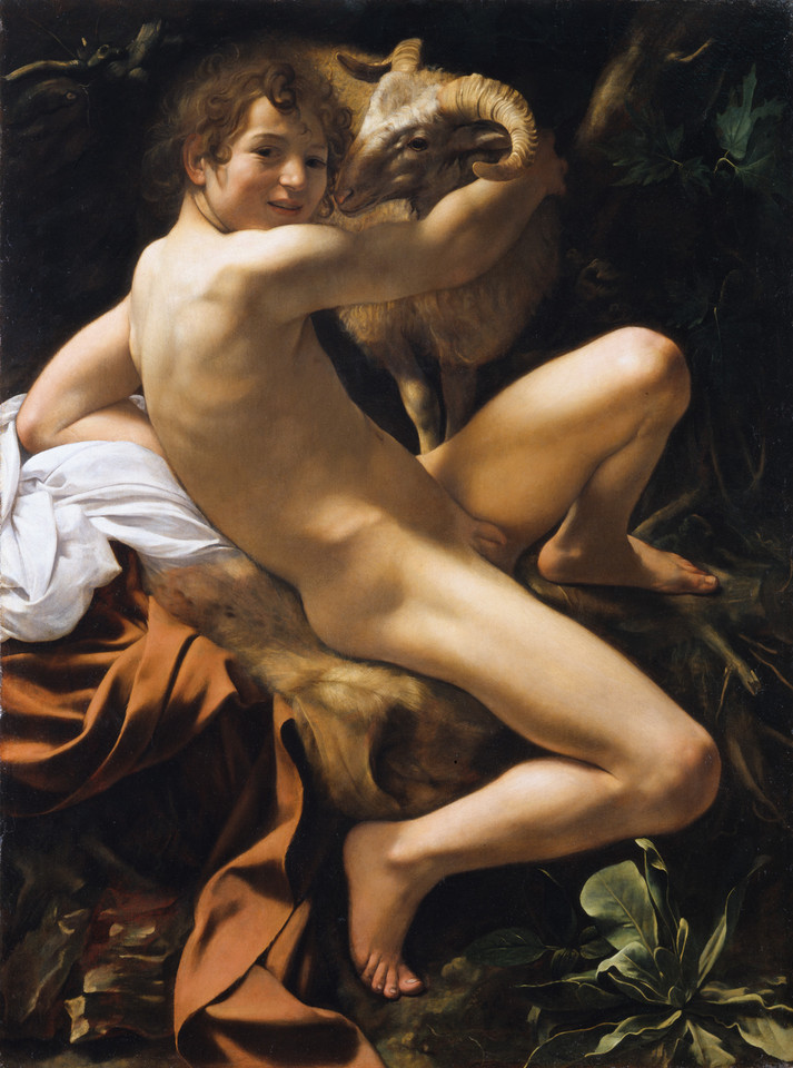 Michelangelo Merisi da Caravaggio, ""St John the Baptist" (Rzym, ok. 1602)