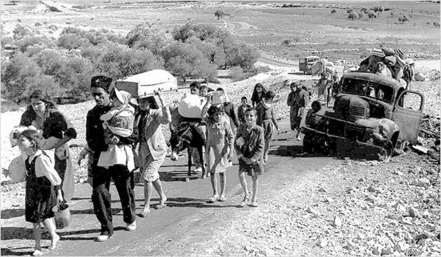 Palestyńscy uchodźcy. Galilea, 1948 r.