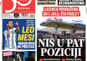 Blic naslovna strana za 18.6.