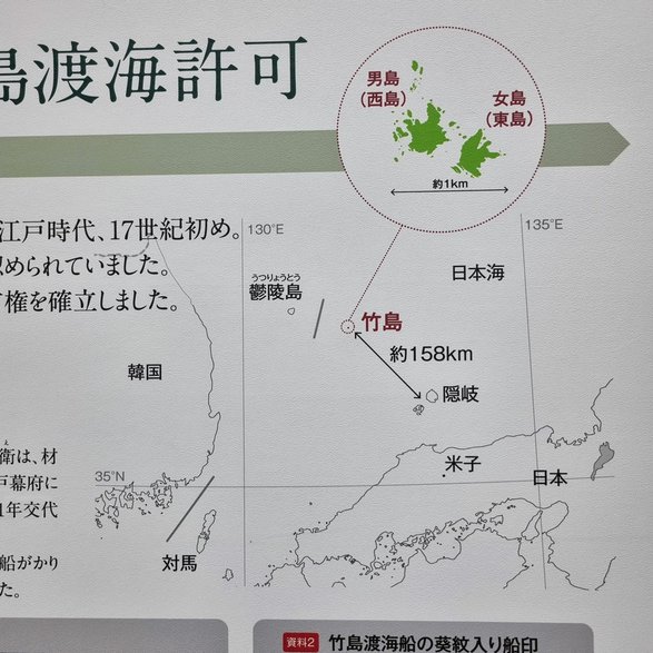 Wyspa Takeshima. Wystawa w Muzeum Terytorium i Niepodległości w Tokio