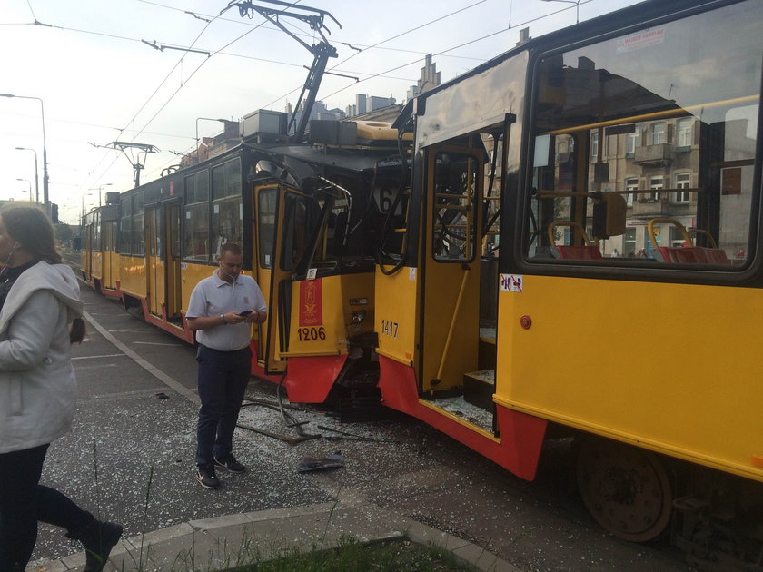 Zderzenie tramwajów na Pradze