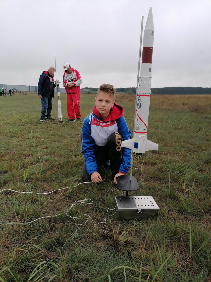 11-letni Mateusz buduje rakiety.