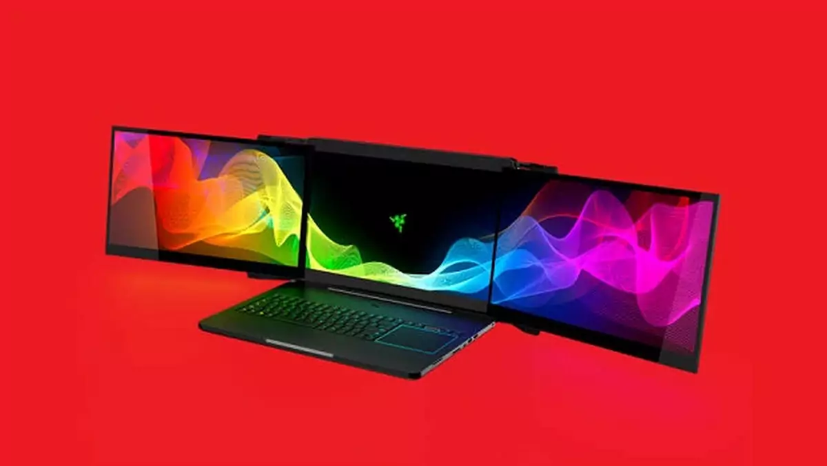 Razer Valerie - koncept laptopa z trzema monitorami (CES 2017)