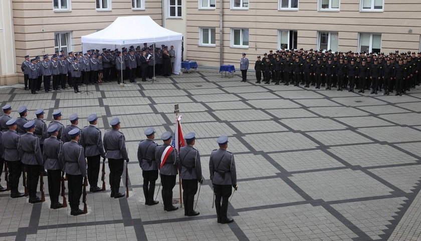 Ślubowanie policjantów