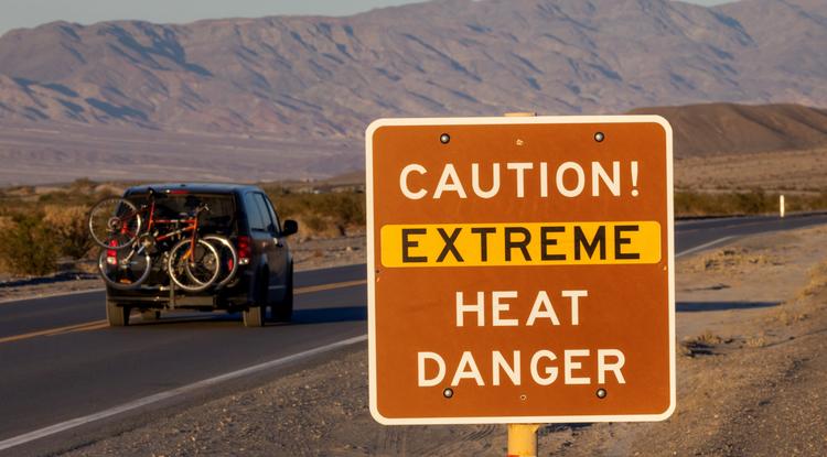A kaliforniai Death Valley a Föld egyik legmelegebb pontja: éjfélkor 49 fokot mértek