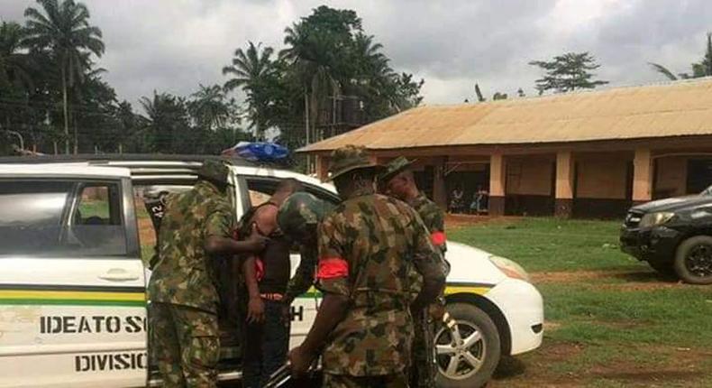 Army detains suspected Abia killer soldier/Illustration (PM News)