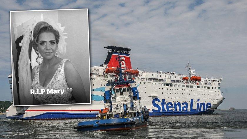 A woman's body on the ferry to Ireland. She sailed to the funeral of his father -in -law