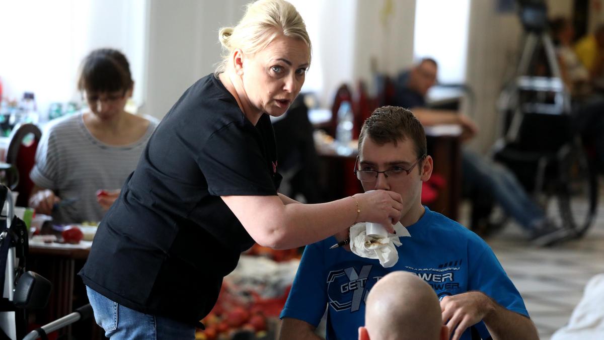 protest niepełnosprawnych Sejm
