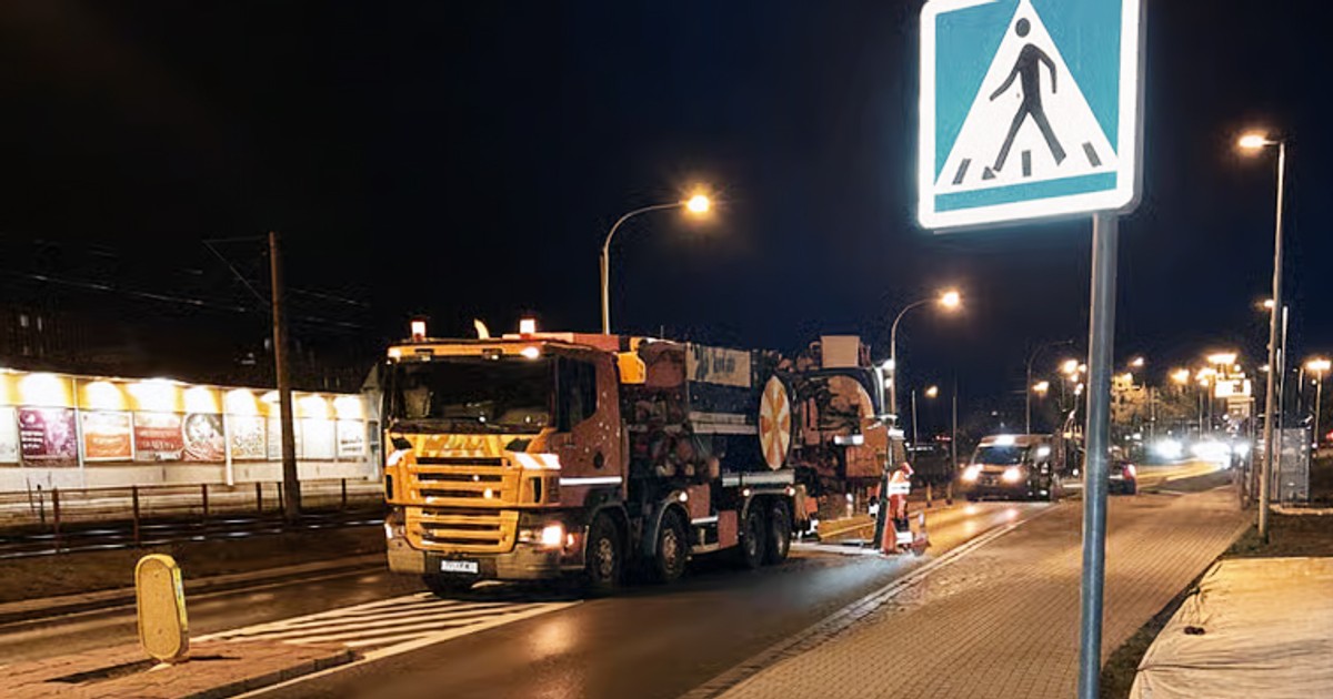 Na Gaju kanalizacje naprawiają bezwykopowo