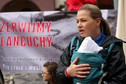 "Zerwijmy łańcuchy" - akcja w Poznaniu z udziałem Katarzyny Bujakiewicz z córeczką