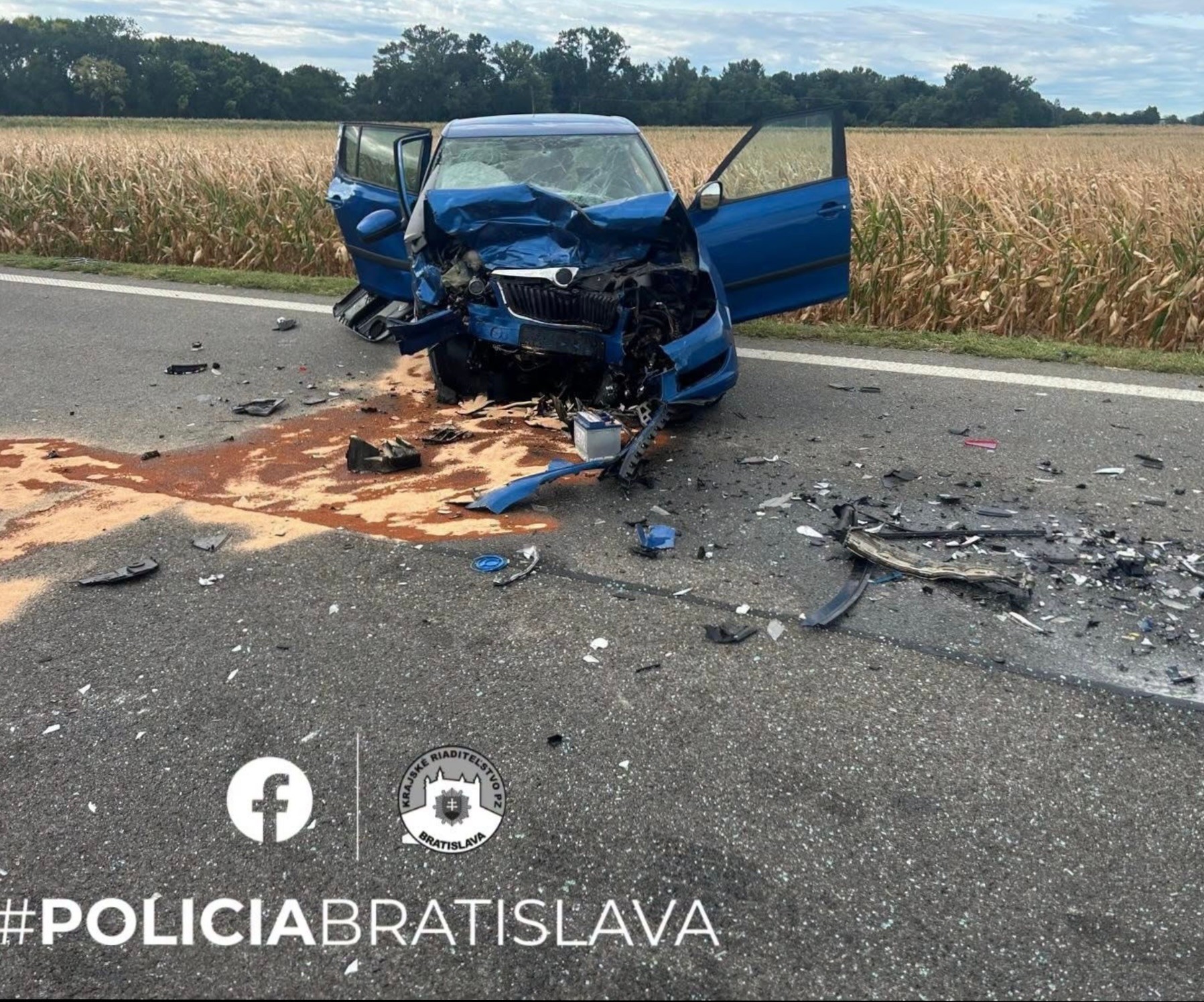 Smrteľná nehoda v smere do Rusoviec si vyžiadala ľudský život, polícia odkláňa dopravu