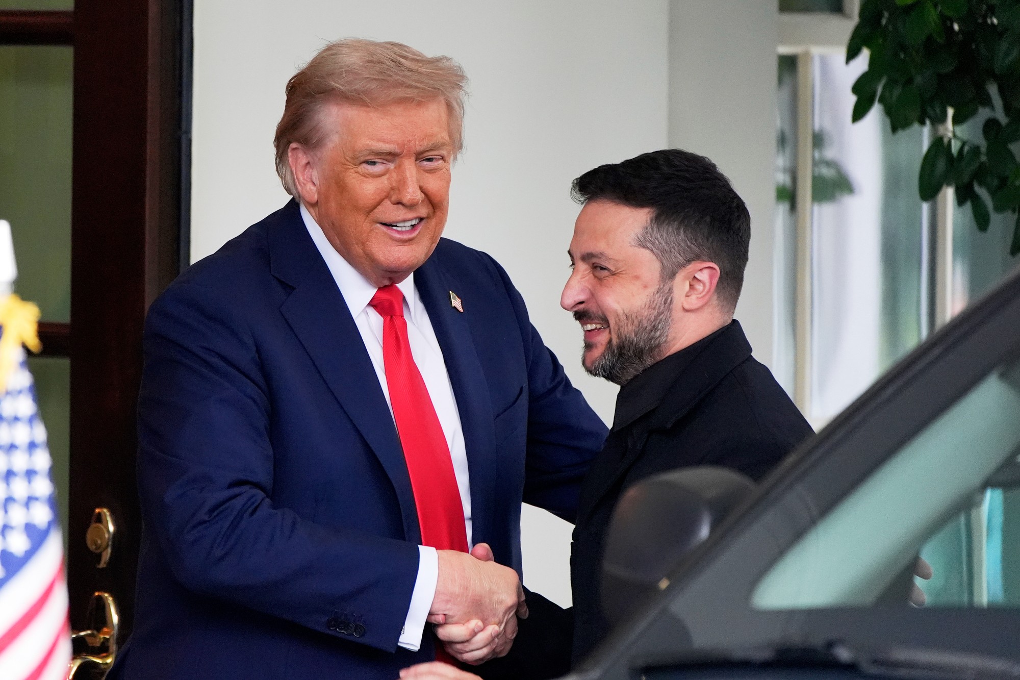 Zelenskyj dorazil do Bieleho domu.