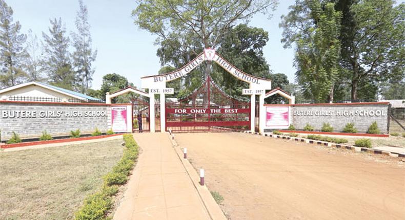 The main entrance to Butere Girls High School, Kakamega county