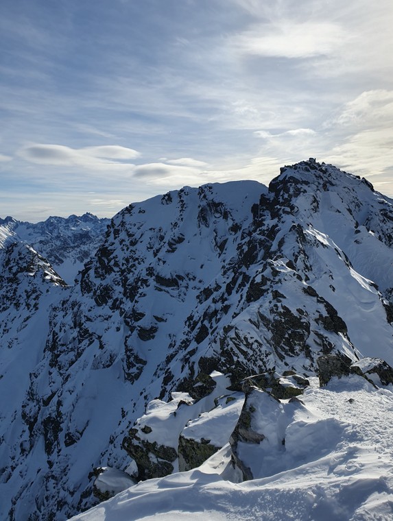 Widok ze szczytu Świnicy