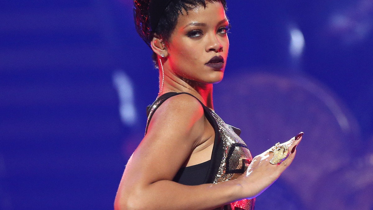 Rihanna podczas iHeartRadio Music Festival (fot. Getty Images)